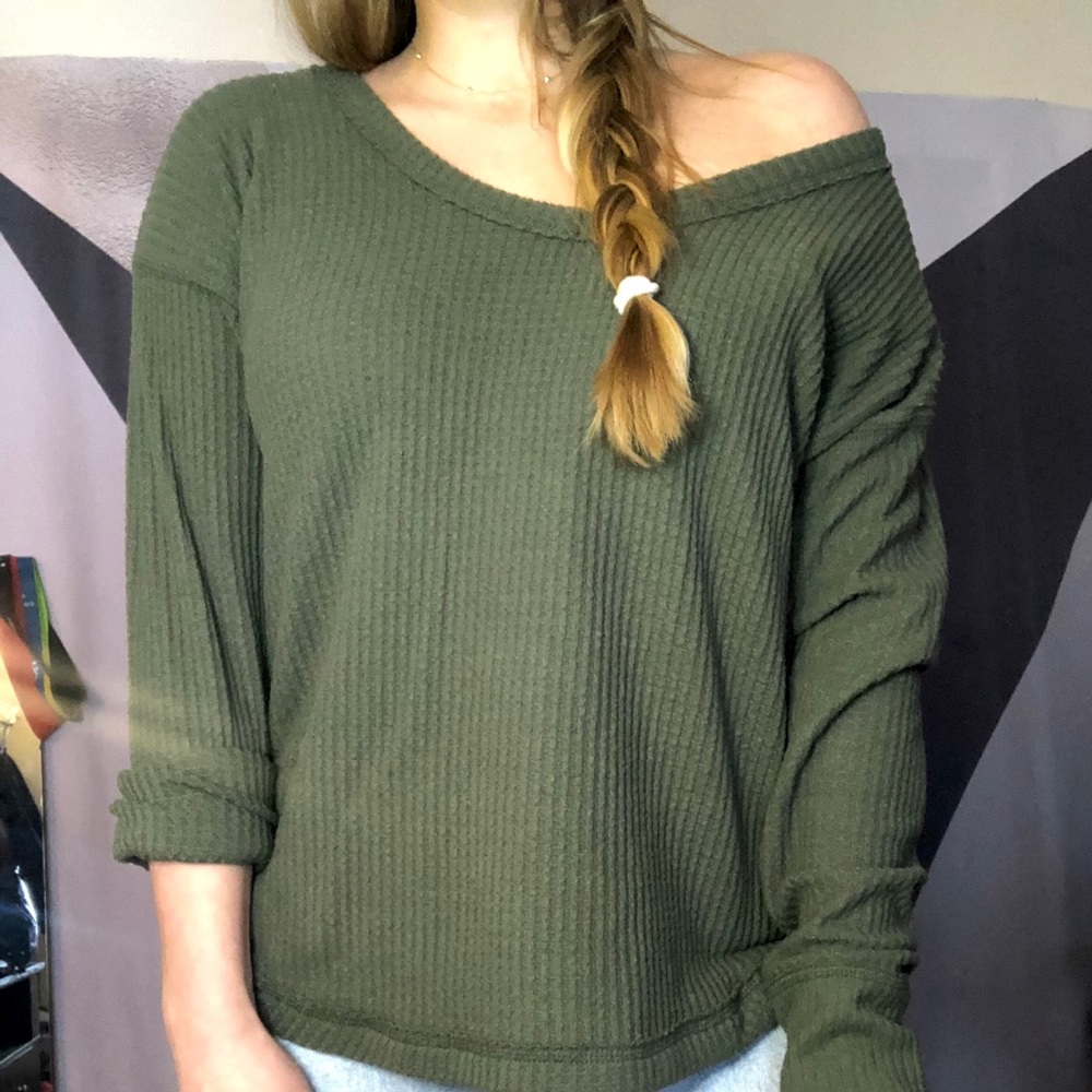 Abercrombie Waffle Tee Long Sleeve